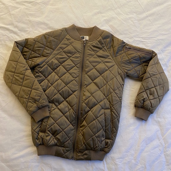 Dolls Kill Army Bomber Jacket - Picture 1 of 4